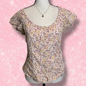 American Eagle Floral Blouse 🌼 | Size 4
